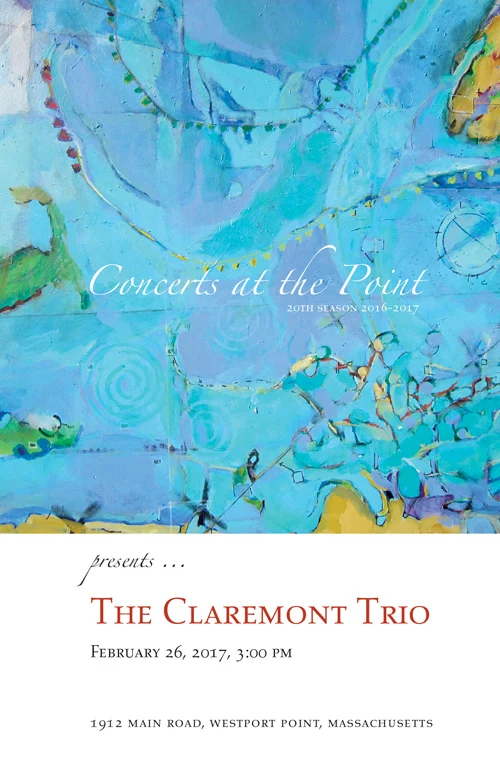 Claremont Trio program cover, season 20.