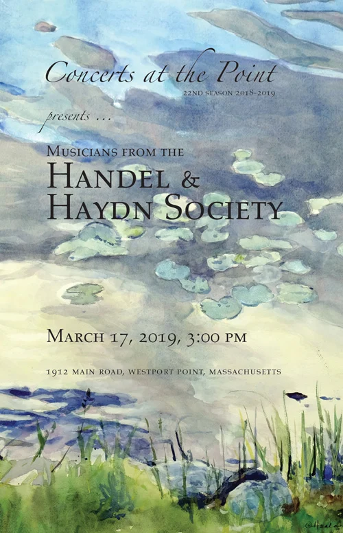 Handel and Haydn Society program cover, season 22.