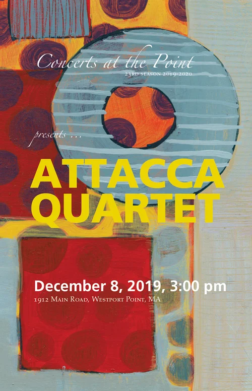 Attacca Quartet program cover, season 23.