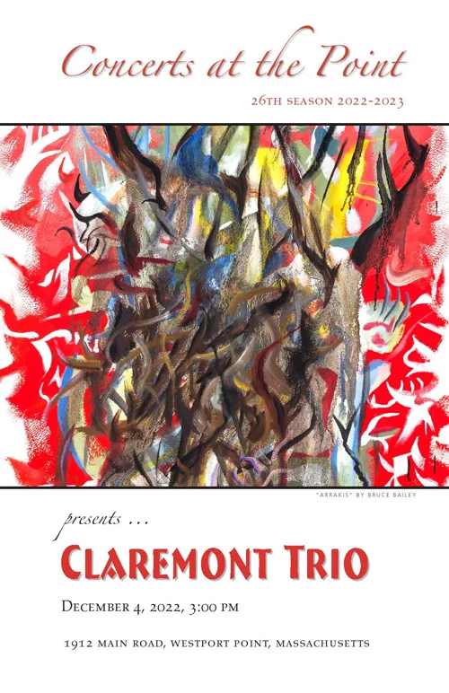 Claremont Trio program cover, season 26.