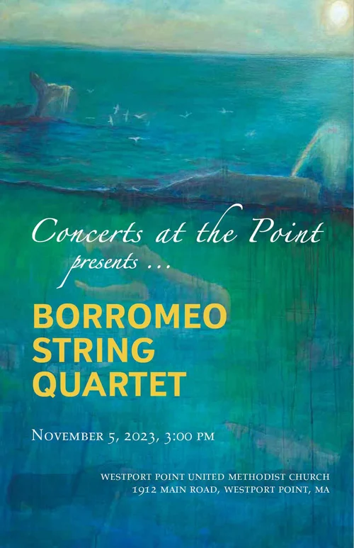 Borromeo String Quartet program cover, season 27.