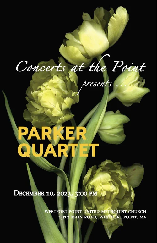 Parker Quartet program cover, season 27.