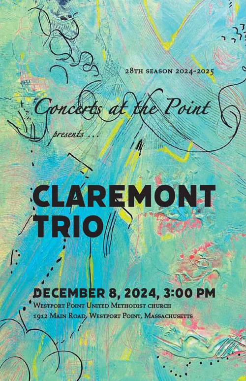 Claremont Trio program cover, season 28.