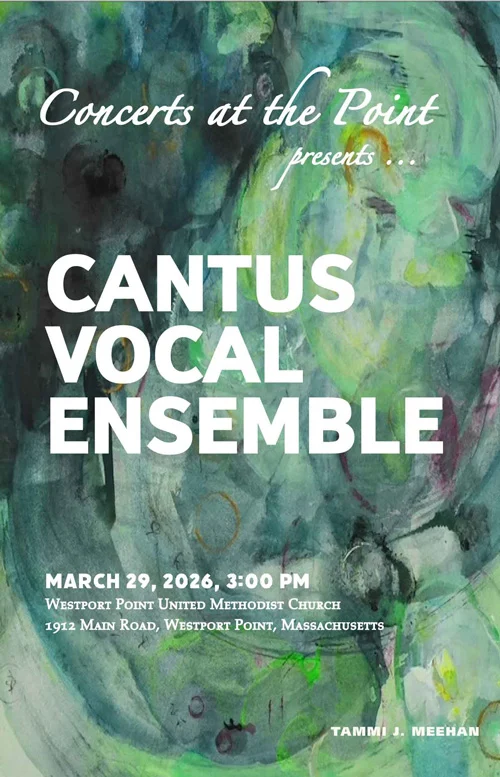 Cantus Vocal Ensemble program cover, season 29.