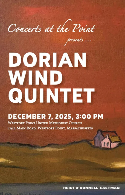 Dorian Wind Quintet program cover, season 29.