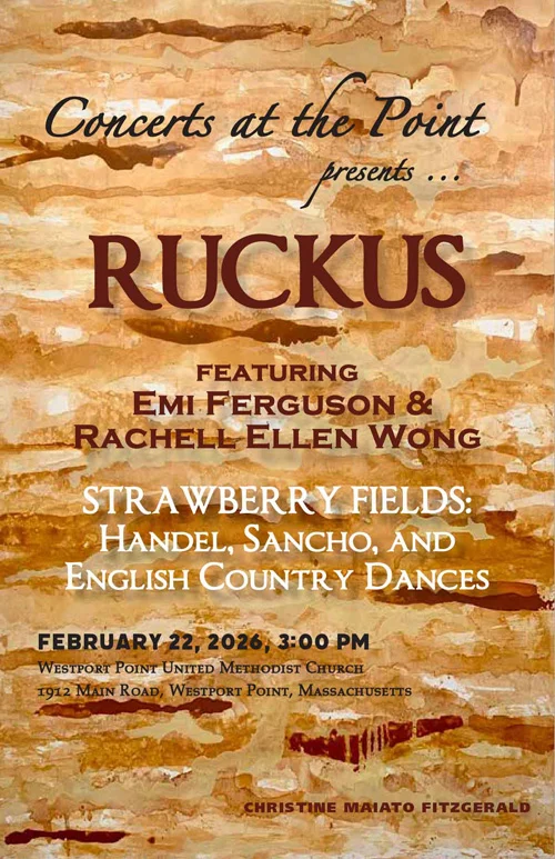 Ruckus Early Music program cover, season 29.