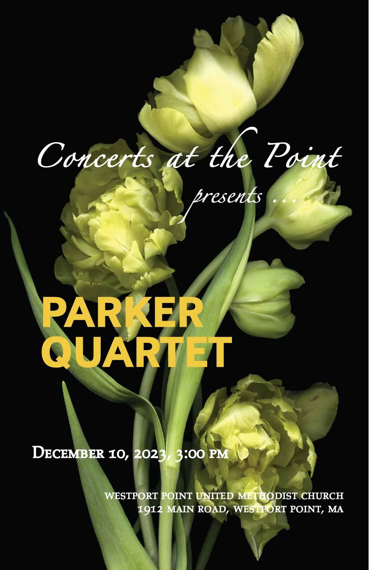 Parker Quartet 2027 program cover.