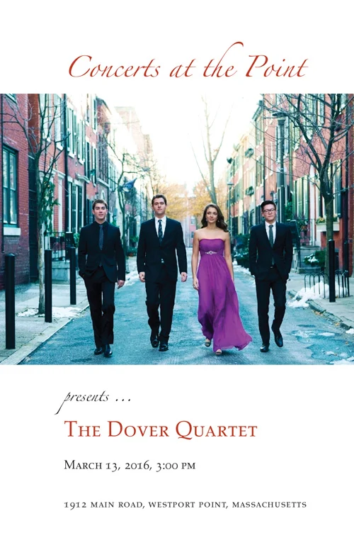 Dover Quartet program cover, season 19.