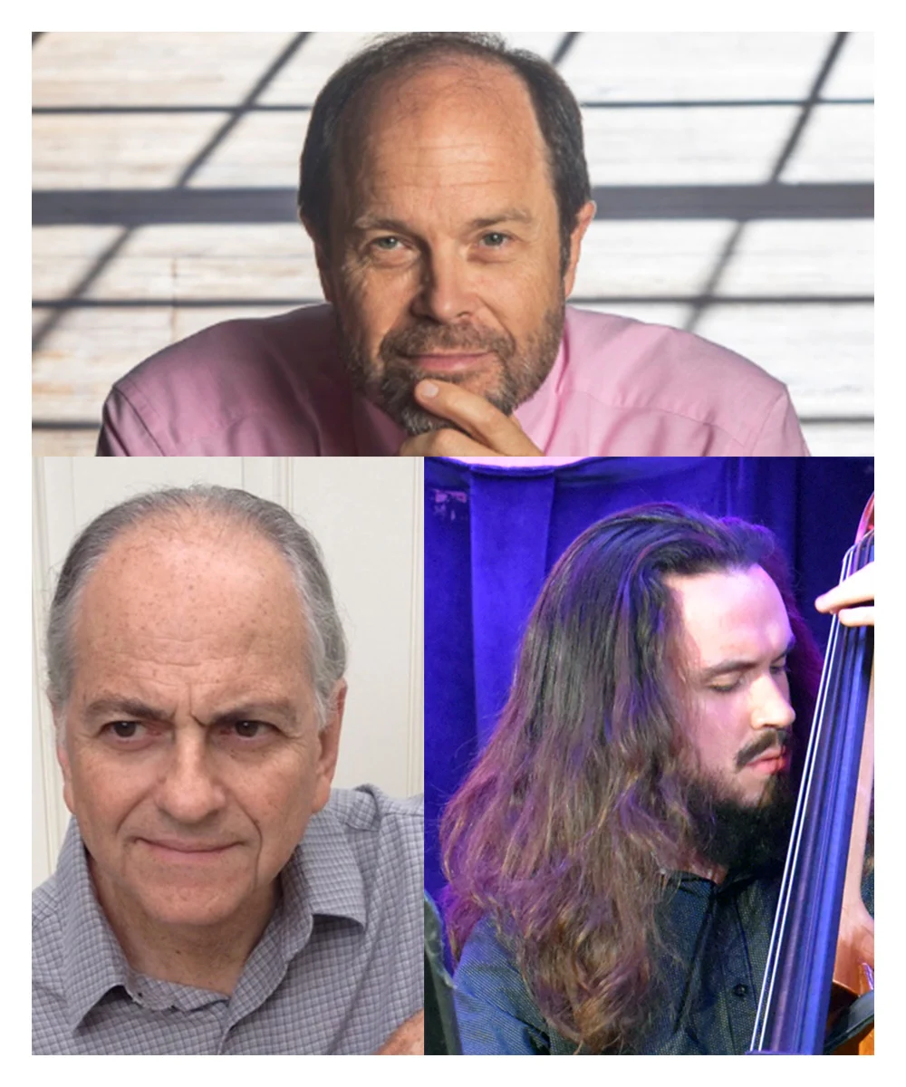 Members of the Fred Moyer Jazz Trio.