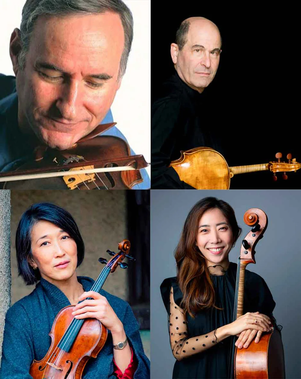 Members of the Muir String Quartet.
