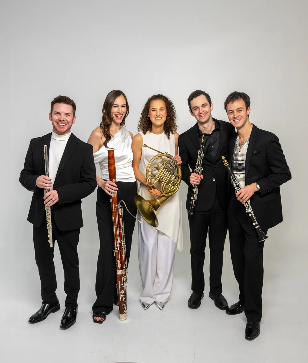 Members of WindSync Wind Quintet.